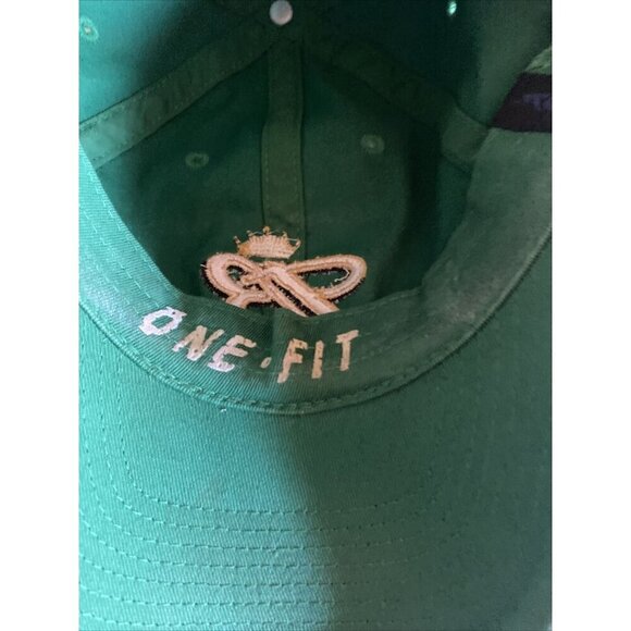 Green Budweiser B Hat Cap One Fit Fitted - Picture 8 of 8